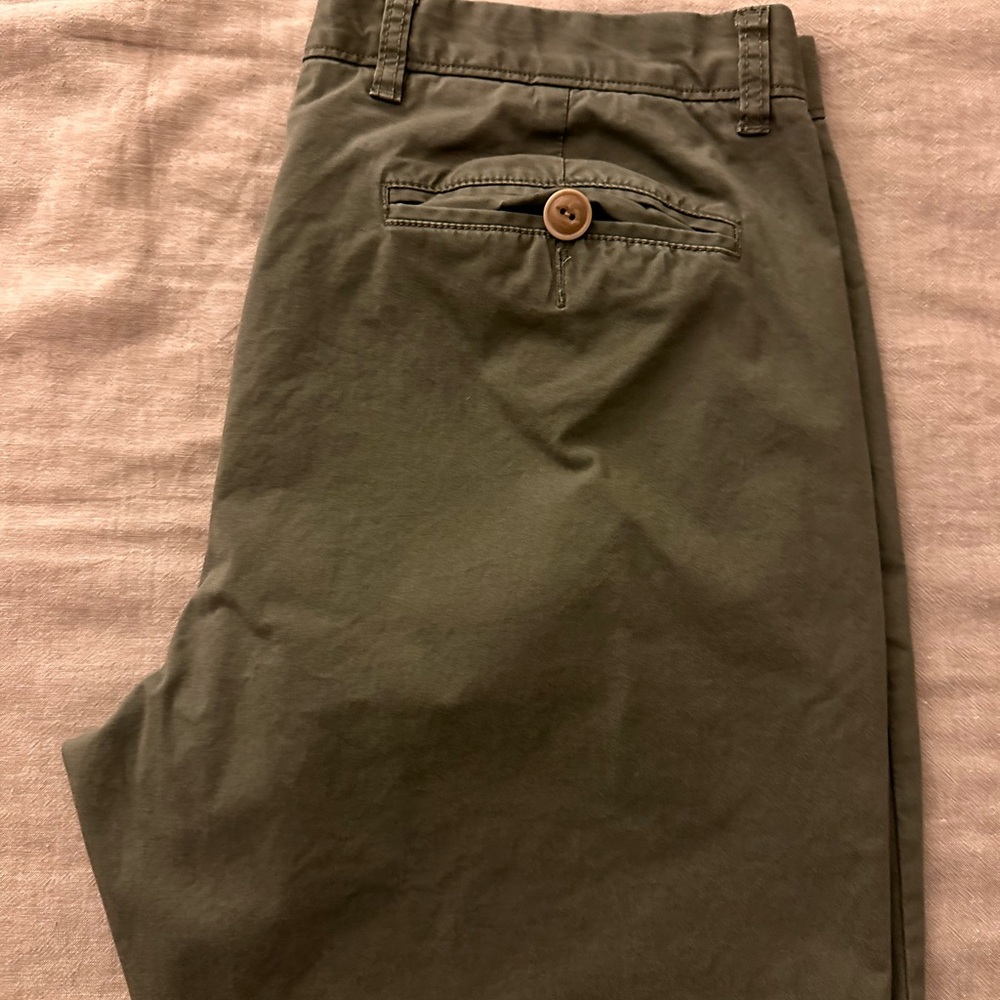 L.L. Bean Green Flex Chino